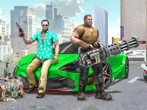 Игра Real Gangster City Crime Car Simulator Game онлайн