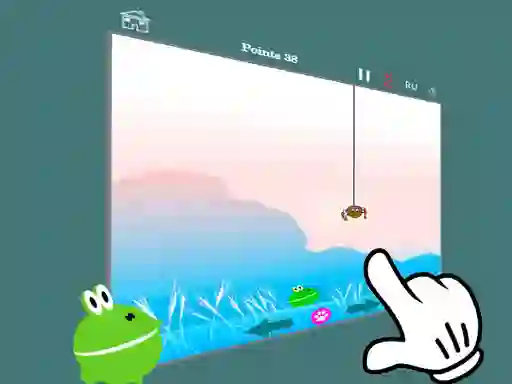 Игра Hunt feed the frog 2 онлайн
