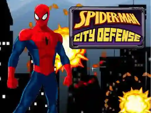 Игра Spiderman City Defense онлайн