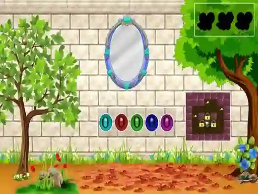 Игра White Brick Backyard Escape онлайн