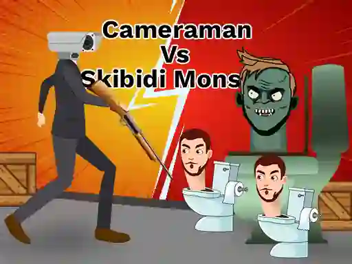 Игра Cameraman vs Skibidi Monster: Fun Battle онлайн