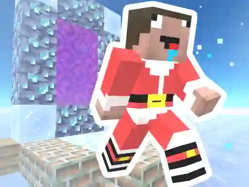 Игра Noob Steve Christmas онлайн
