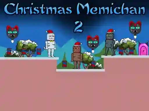 Игра Christmas Memichan 2 онлайн