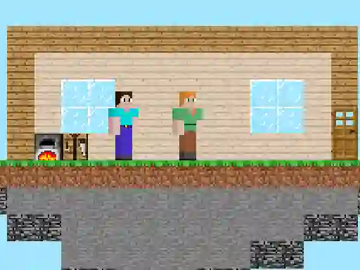 Игра Steve and Alex онлайн