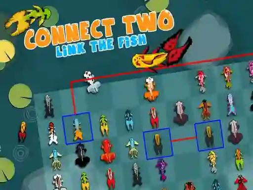 Игра Connect Two Link the Fish онлайн