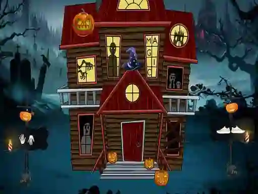 Игра Halloween Magic Lady Escape онлайн