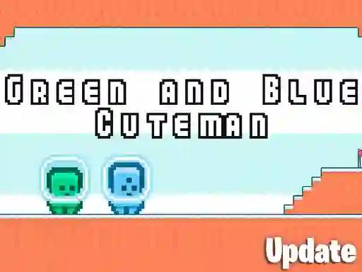 Игра Green and Blue Cuteman онлайн