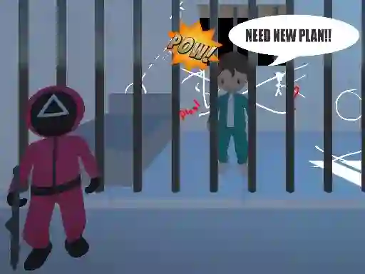 Игра Escape Plan in Squid Game онлайн