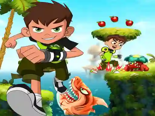 Игра Ben 10 Super Run Fast онлайн