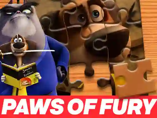 Игра Paws of Fury The Legend of Hank Jigsaw Puzzle онлайн