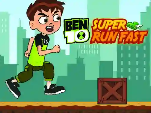 Игра Ben 10 Super Run Fast онлайн