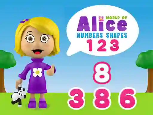 Игра World of Alice Numbers Shapes онлайн