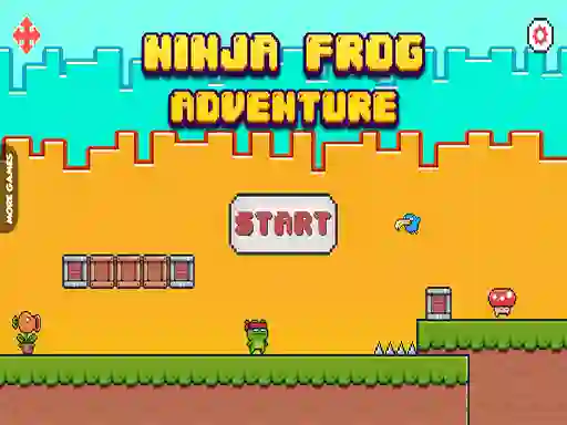 Игра Ninja Frog Adventure онлайн