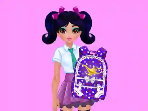 Игра Jasmine and Elsa School Bag Design Contest онлайн