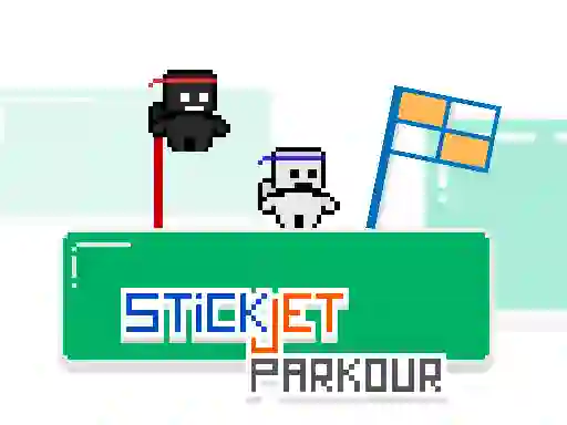 Игра StickJet Parkour онлайн