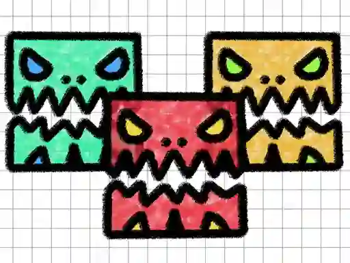 Игра Geometry Dash Paper Note онлайн