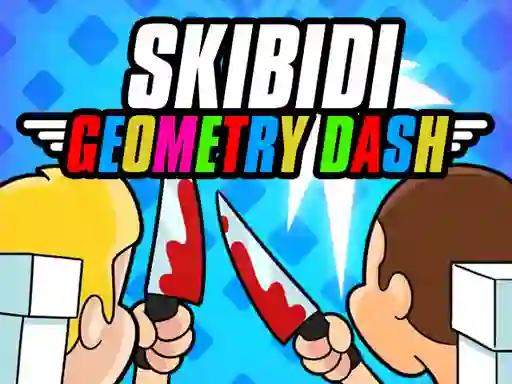 Игра Skibidi Geometry Dash онлайн