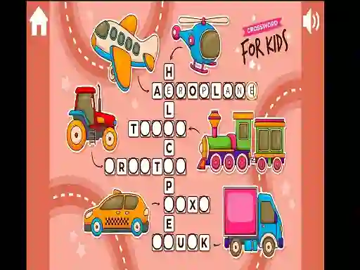 Игра Crossword for Kids онлайн