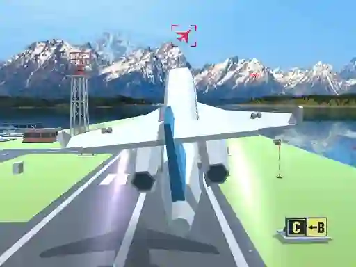 Игра Polygon Flight Simulator онлайн
