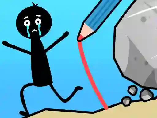 Игра Save The Stick: Draw Line онлайн