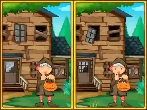 Игра Spot the differences halloween онлайн