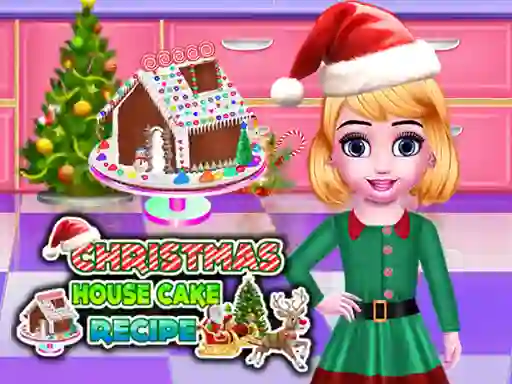Игра Christmas House Cake Recipe онлайн