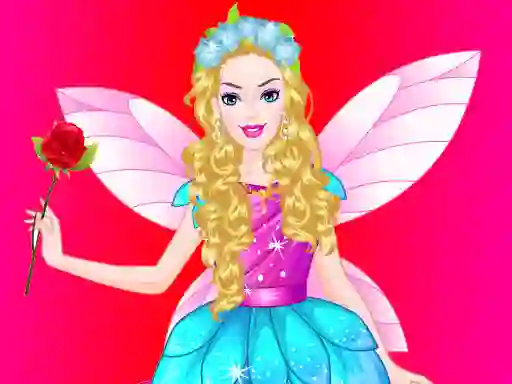 Игра Barbie Angel Dress up онлайн