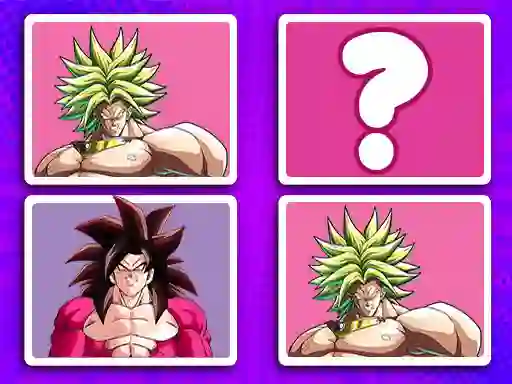 Игра DragonBall Match Cards онлайн