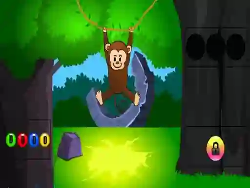 Игра Funny Monkey Forest Escape онлайн