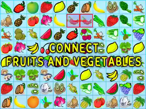 Игра Connect Fruits and Vegetables онлайн
