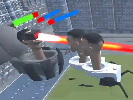Игра Skibidi Toilet Monster Fight онлайн