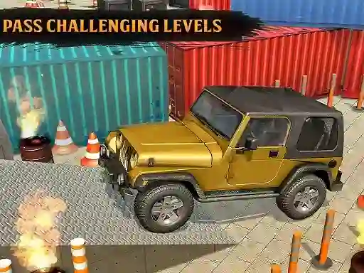 Игра Classic Real 4x4 Jeep Parking Drive Game онлайн