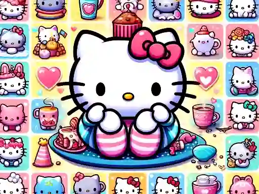 Игра Cute Kitty Memory Challenge онлайн