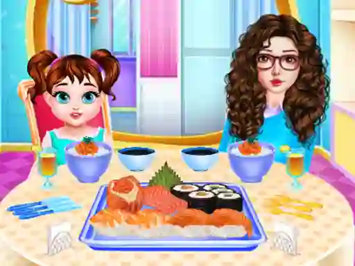 Игра Baby Taylor Sushi Cooking онлайн