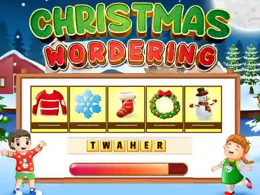 Игра Xmas wordering онлайн