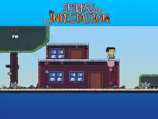 Игра Spiders Infestation онлайн