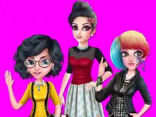 Игра College Girl Squad Fashion Dressup онлайн