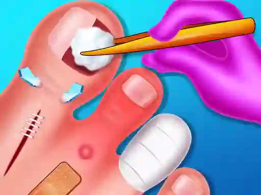 Игра Funny Nail Doctor онлайн