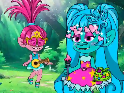 Игра Chibi Troll Fashion Maker онлайн