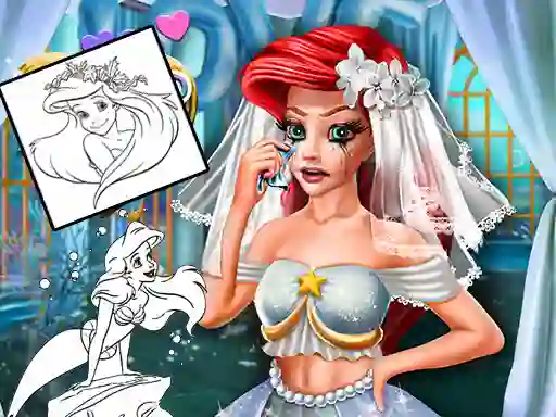 Игра Coloring Book for Ariel Mermaid онлайн