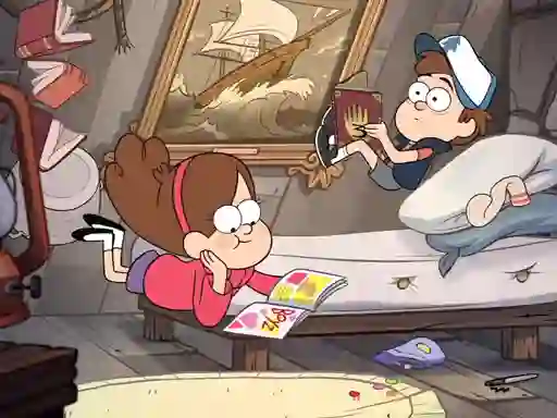 Игра Gravity Falls Slide онлайн