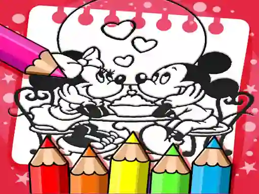 Игра Mickey Mouse Coloring Book онлайн