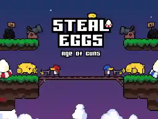 Игра Steal Eggs Age of Guns онлайн