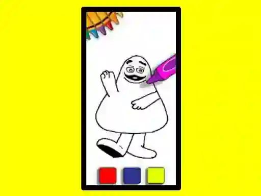 Игра Grimace Coloring Book онлайн
