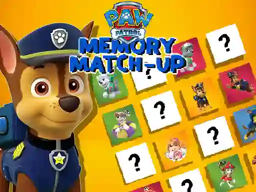 Игра Paw Patrol Memory Match Up онлайн