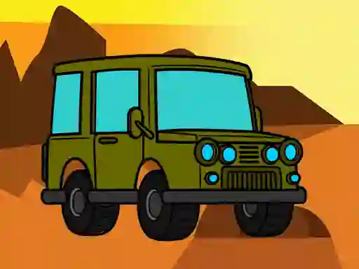Игра Offroad Coloring Book онлайн