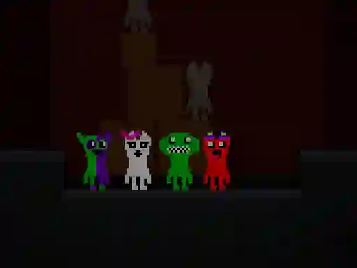 Игра Horror Ban Ban 1 2 Player Parkour онлайн