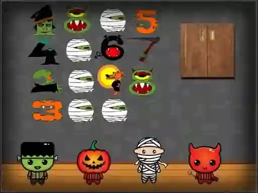 Игра Amgel Halloween Room Escape 27 онлайн