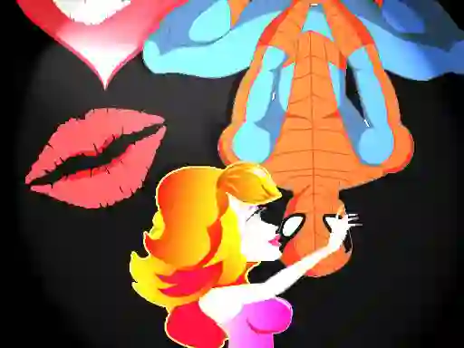 Игра Spiderman Kiss онлайн