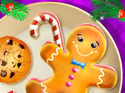 Игра Baking with Santa онлайн